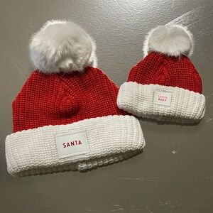 Love Your Melon LYM Santa and Santa Baby Hat Duo
